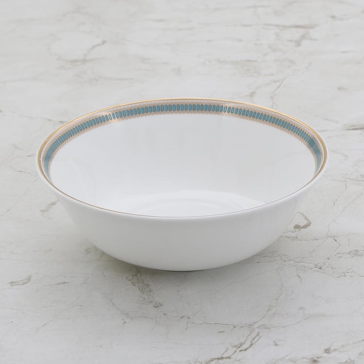 Altius Bone China Printed Serving Bowl - 1L