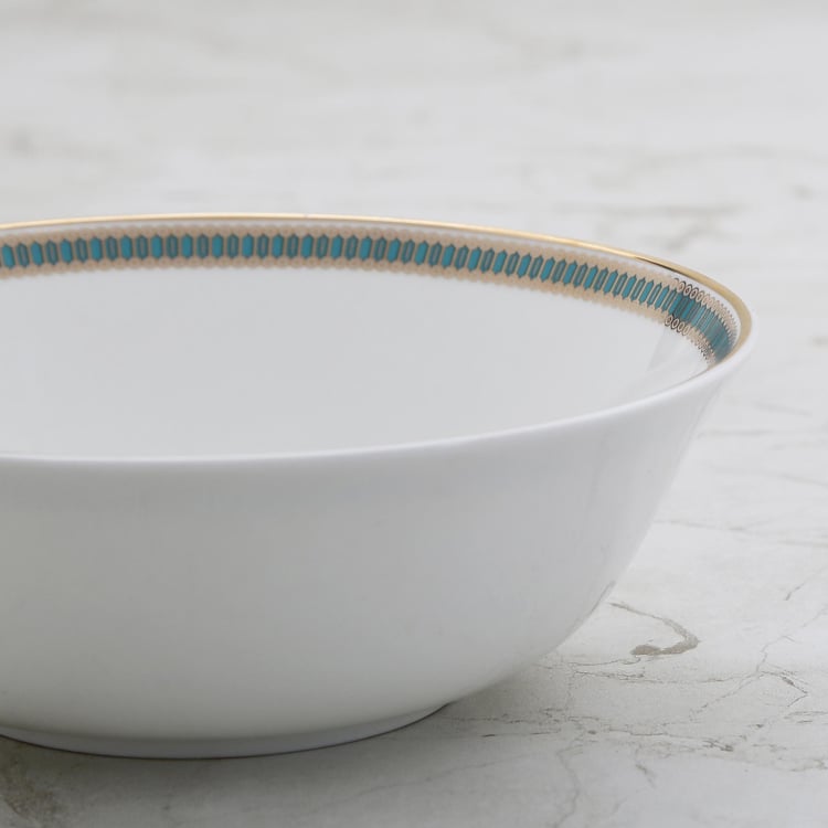 Altius Bone China Printed Serving Bowl - 1L