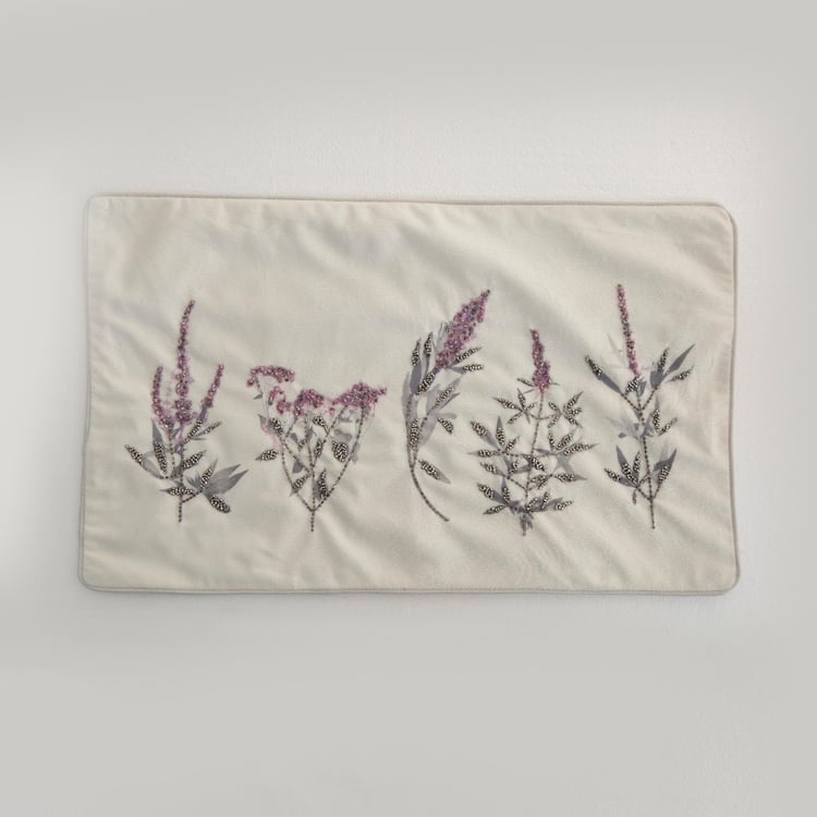 Mandarin Embellished Cushion Covers - Set of 2 Pcs. 32 cm x 52 cm