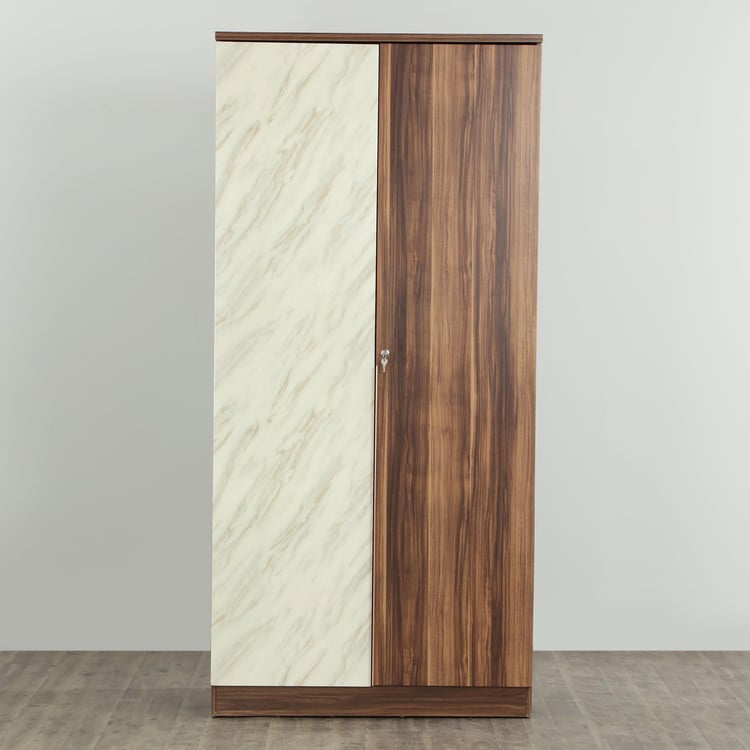 Antonio 2-Door Wardrobe - Brown