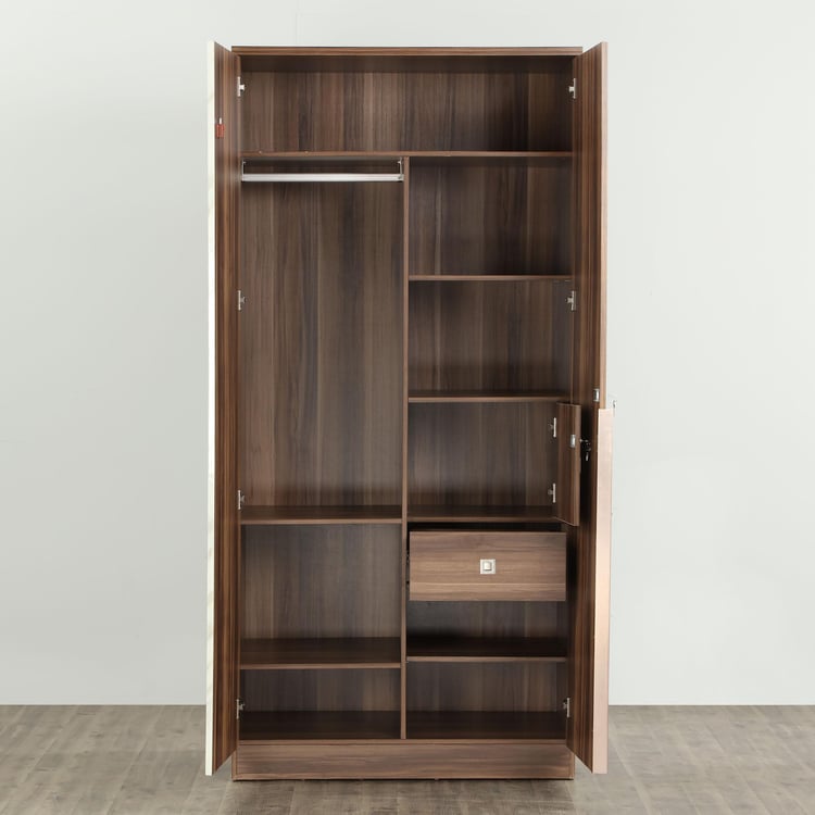 Antonio 2-Door Wardrobe - Brown