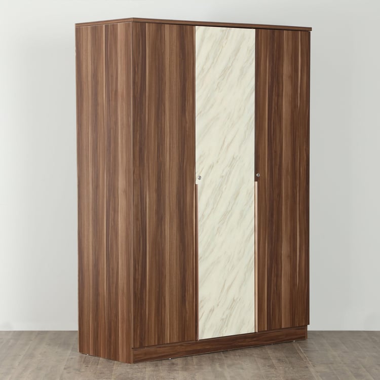 Antonio 3-Door Wardrobe - Brown