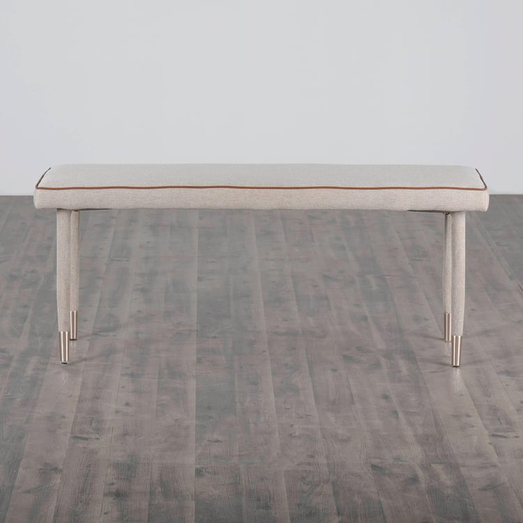 Antonio Fabric Dining Bench- Beige