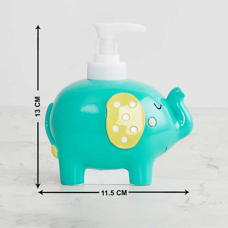 Corsica Slate Elephant Patterned Soap Dispenser