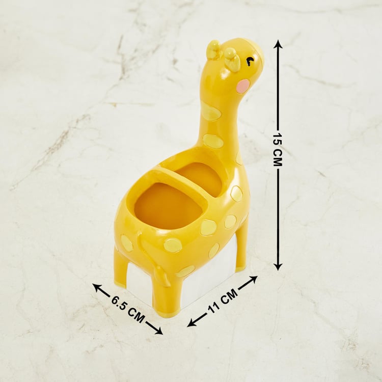 Corsica Slate Giraffe Tooth Brush Holder