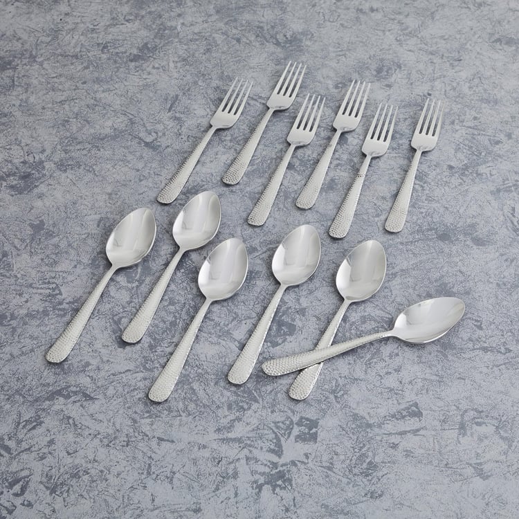 Glister 12Pcs Stainless Steel Cutlery Set