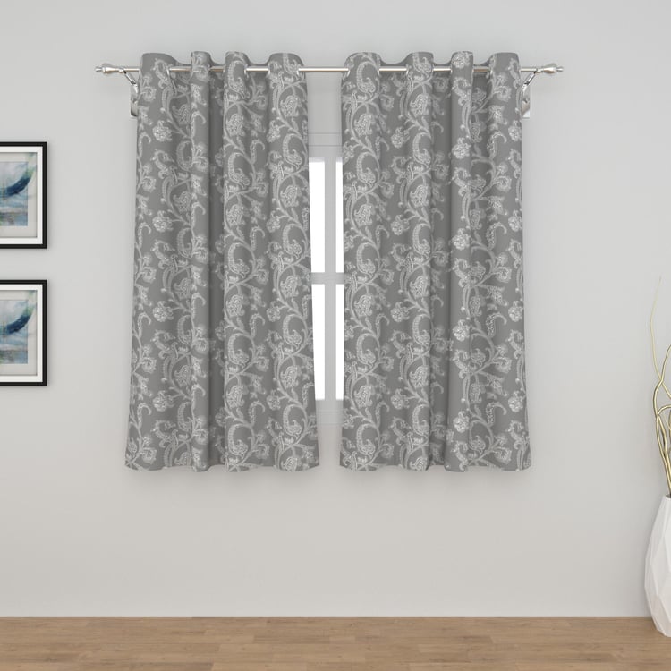 Griffin Printed Blackout Window Curtain Pair - 120 x 160 cm