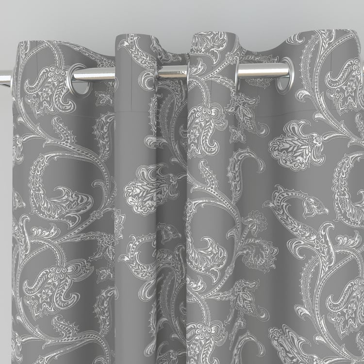 Griffin Printed Blackout Window Curtain Pair - 120 x 160 cm