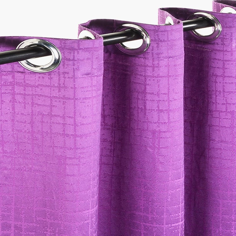 DECO WINDOW Textured Semi-Blackout Door Curtain Pair - 1.32 x 2.28 m