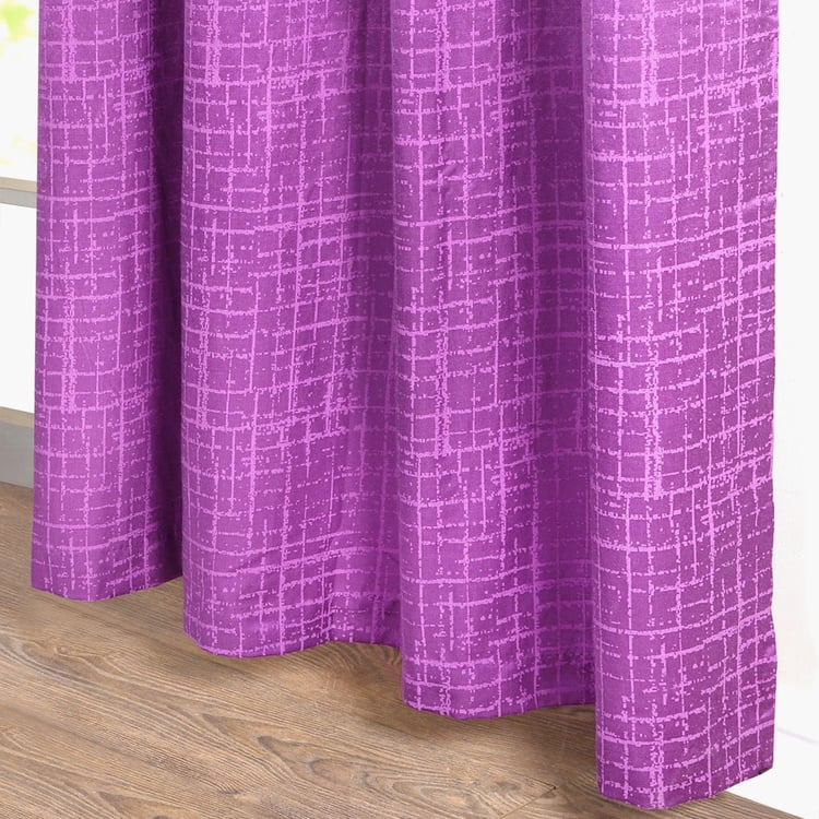 DECO WINDOW Textured Semi-Blackout Door Curtain Pair - 1.32 x 2.28 m