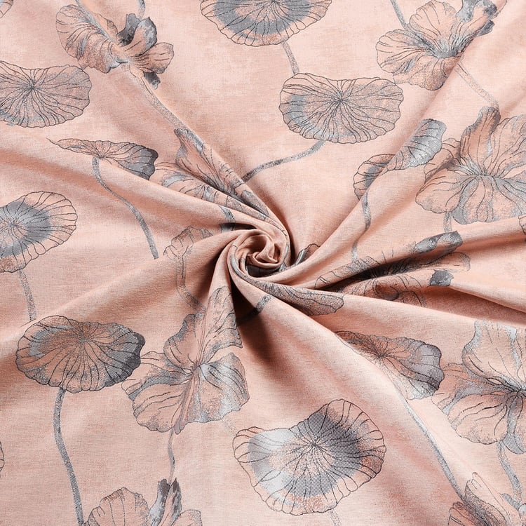 DECO WINDOW Floral Blackout Door Curtain Pair - 1.32 x 2.28 m