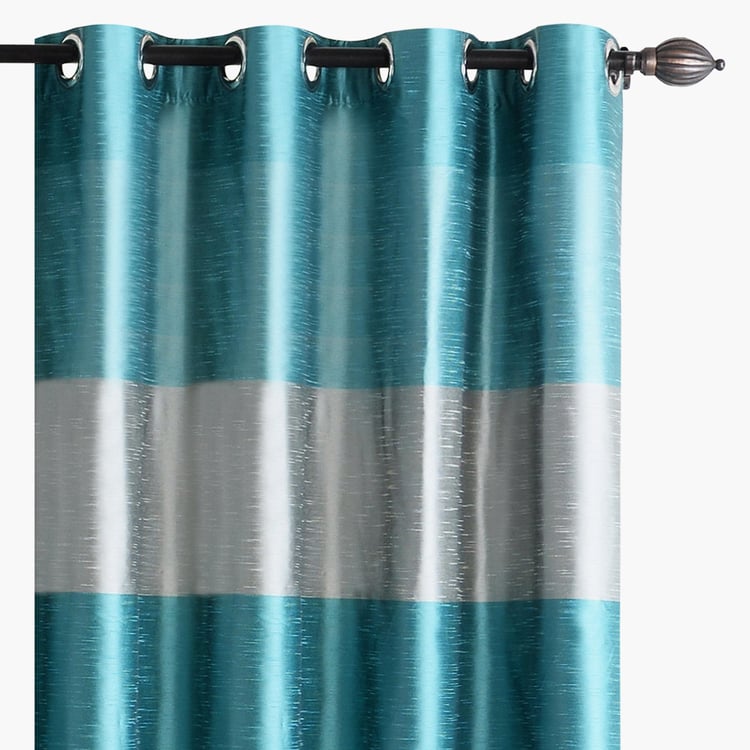 DECO WINDOW Silk Route Blackout Door Curtain Pair - 1.32 x 2.28 m