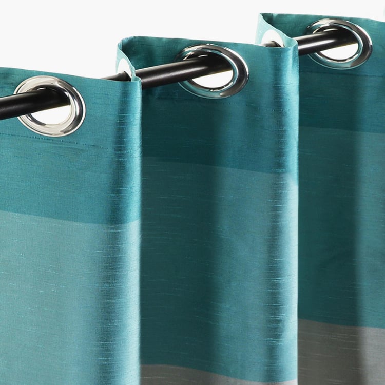 DECO WINDOW Silk Route Blackout Door Curtain Pair - 1.32 x 2.28 m