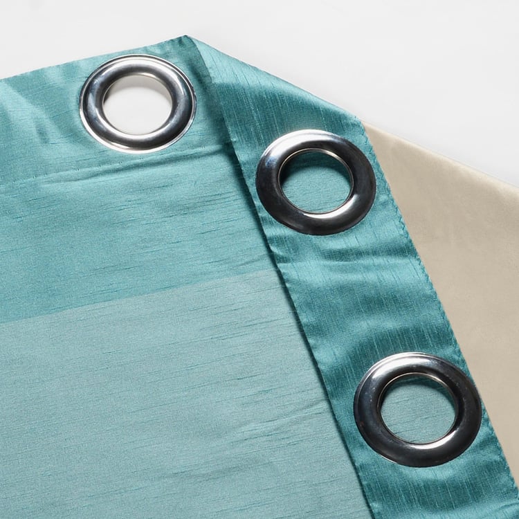 DECO WINDOW Silk Route Blackout Door Curtain Pair - 1.32 x 2.28 m