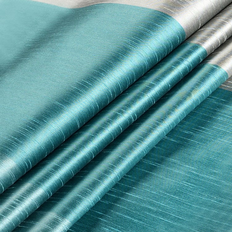 DECO WINDOW Silk Route Blackout Door Curtain Pair - 1.32 x 2.28 m