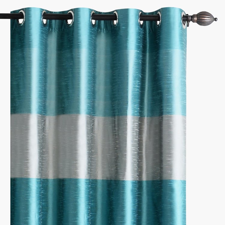 DECO WINDOW Silk Route Blackout Long Door Curtain Pair - 1.32 x 2.74 m