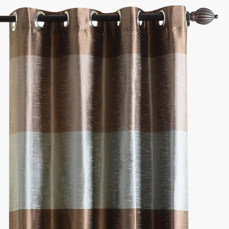 DECO WINDOW Silk Route Blackout Door Curtain Pair - 1.32 x 2.28 m