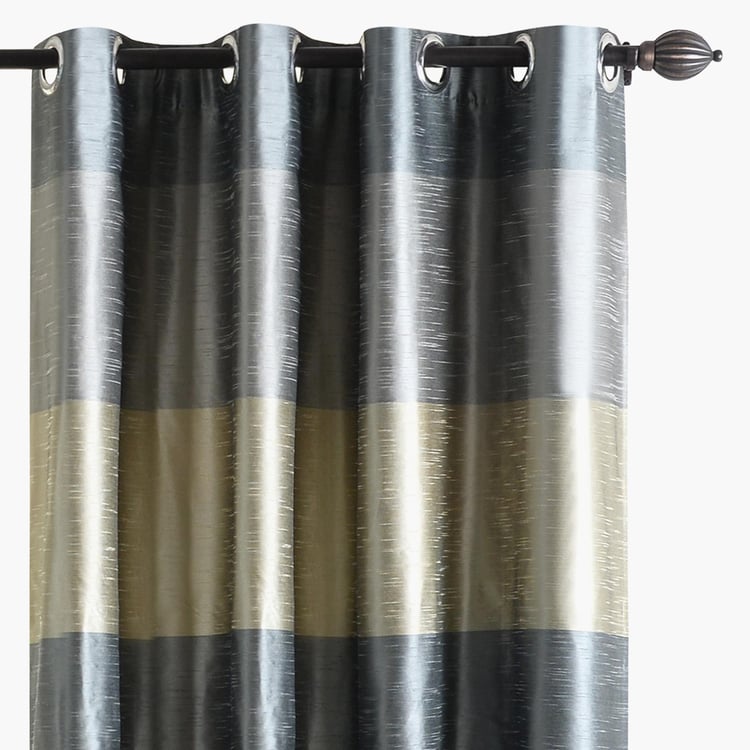 DECO WINDOW Silk Route Blackout Window Curtain Pair - 1.52 x 1.32 m