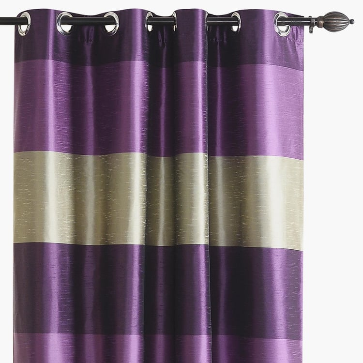 DECO WINDOW Silk Route Blackout Door Curtain Pair - 1.32 x 2.28 m