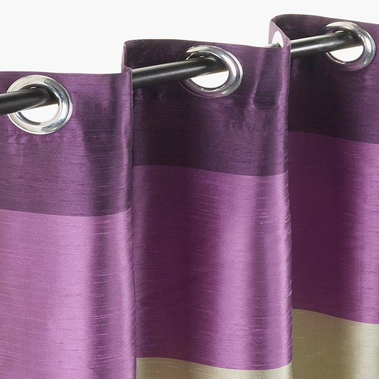 DECO WINDOW Silk Route Blackout Door Curtain Pair - 1.32 x 2.28 m