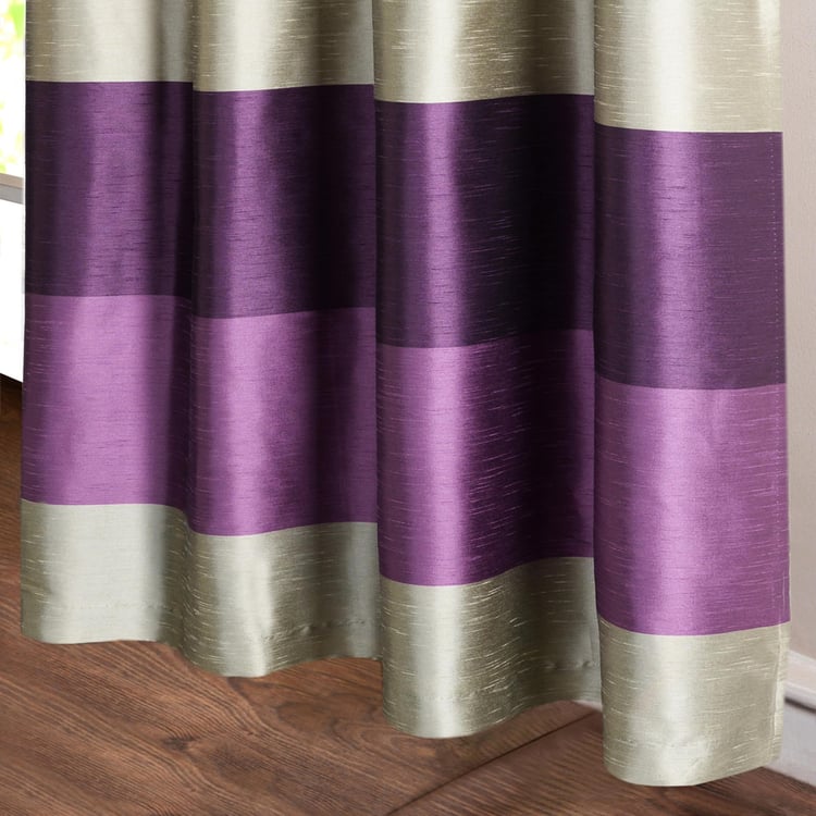 DECO WINDOW Silk Route Blackout Door Curtain Pair - 1.32 x 2.28 m