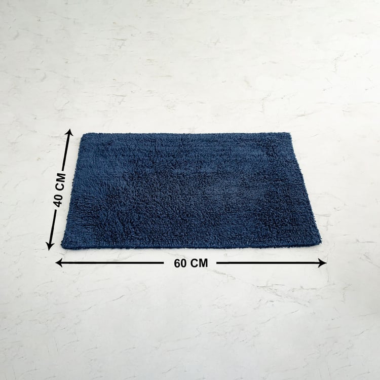 Colour Connect Hilda Cotton Bath Mat - 60x40cm