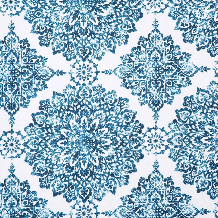 Saddle Darjeeling Printed Window Curtain - 110 x 160 cm