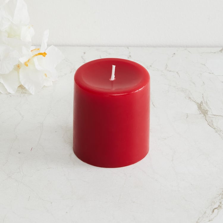 Colour Connect Cranberry Scented Pillar candle