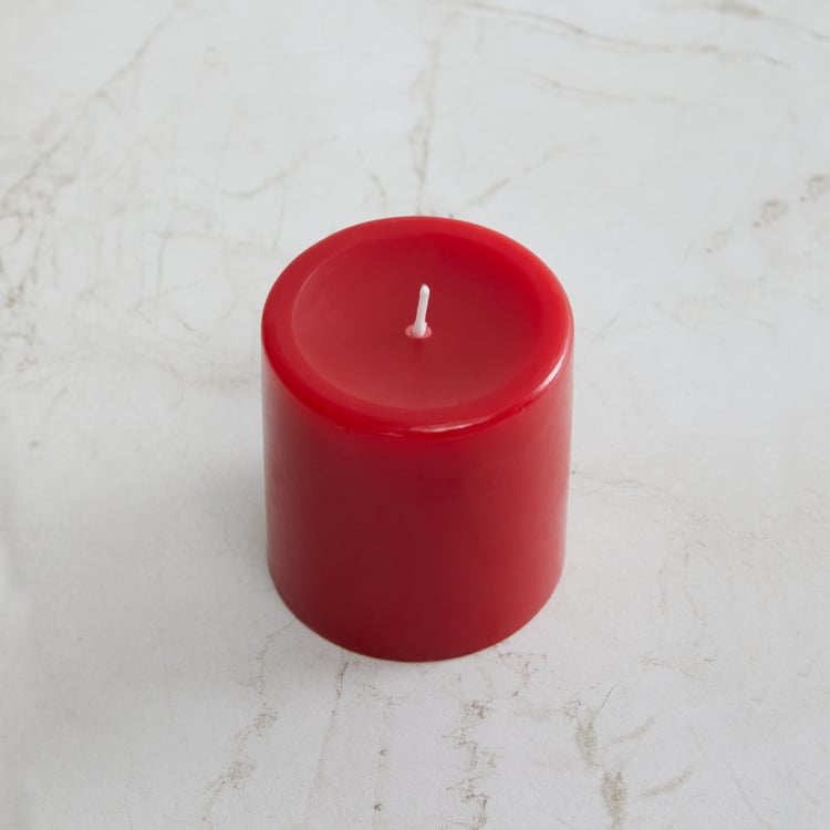 Colour Connect Cranberry Scented Pillar candle