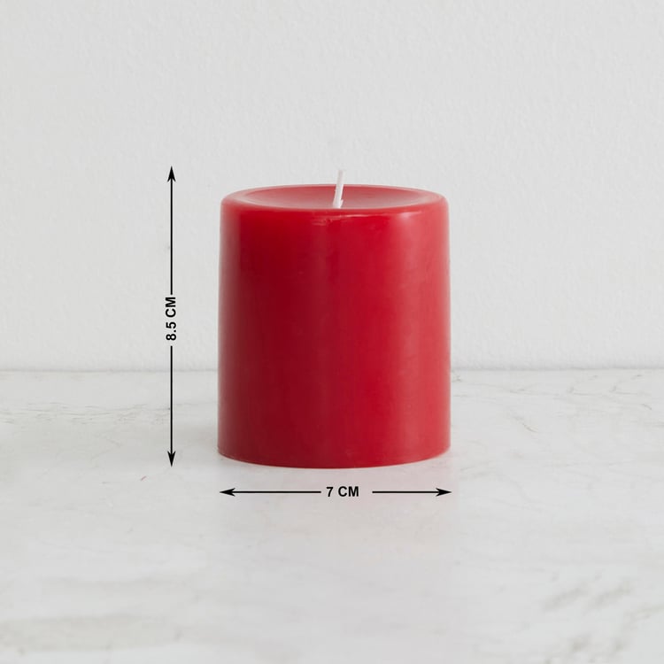 Colour Connect Cranberry Scented Pillar candle