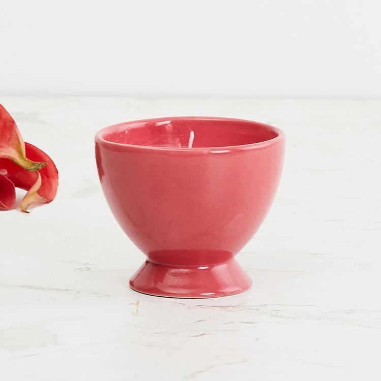 Colour Connect Cranberry Scented Ice Cream Jar Candle