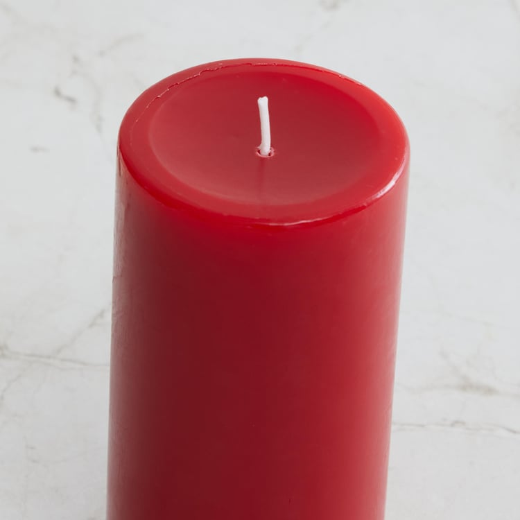 Colour Connect Cranberry Scented Pillar Candle