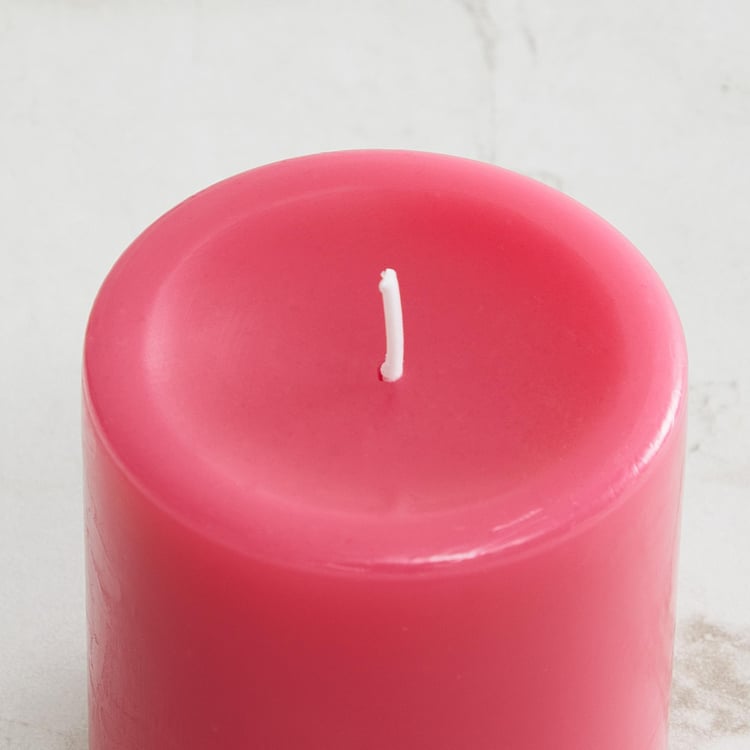 Colour Connect Lotus and Peony Scented Pillar Candle