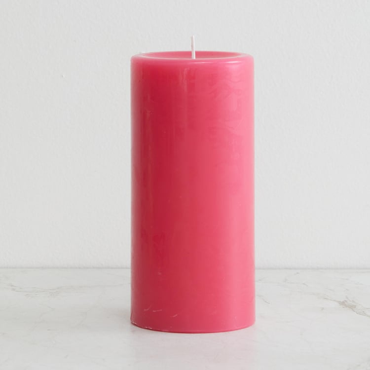 Colour Connect Lotus and Peony Scented Pillar candle