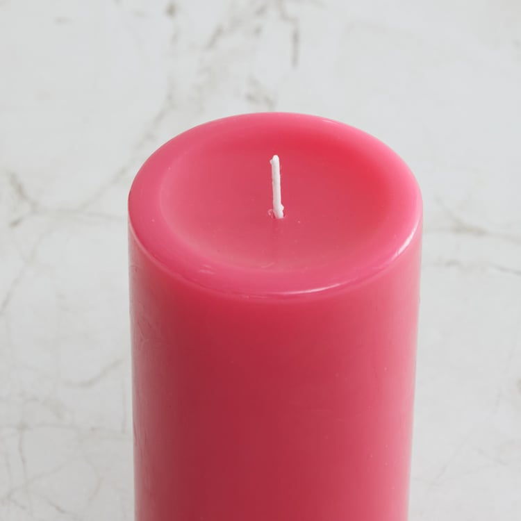 Colour Connect Lotus and Peony Scented Pillar candle