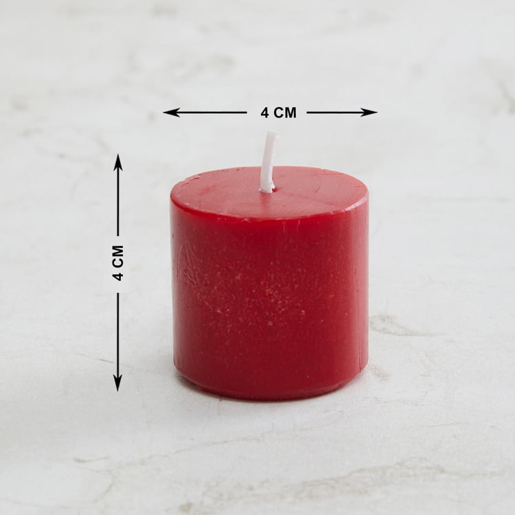 Colour Connect Set of 6 Cranberry Scented Votive Candles