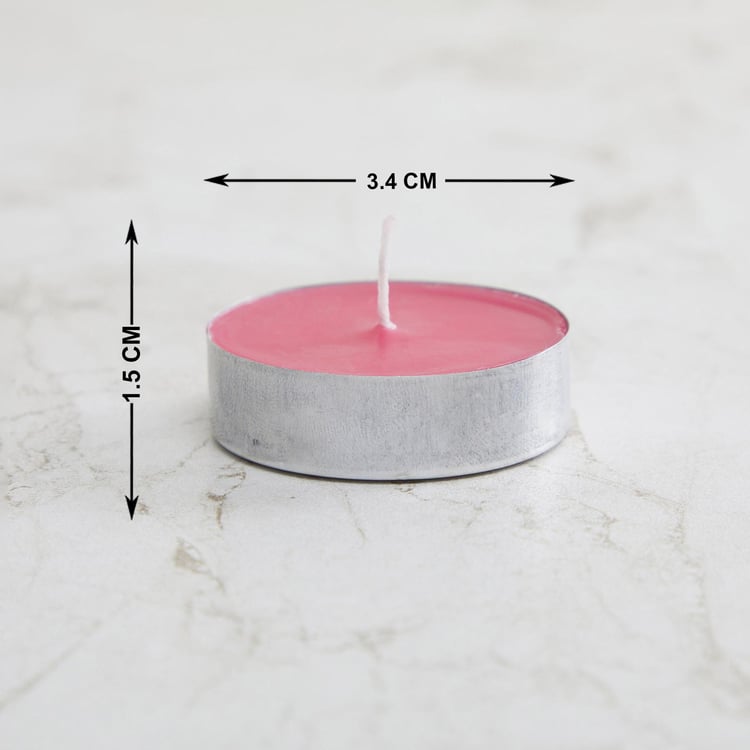 Colour Connect Set of 10 Lotus and Peony Scented T-Light Candles