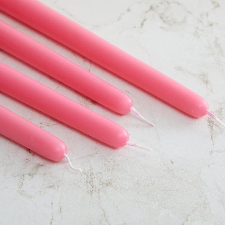 Colour Connect Set of 4 Lotus and Peony Scented Taper Candles