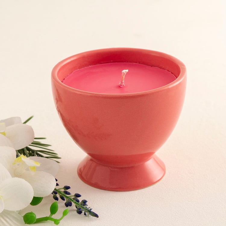 Colour Connect Lotus and Peony Scented Ice Cream Jar Candle