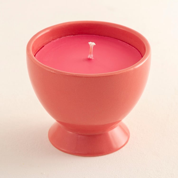 Colour Connect Lotus and Peony Scented Ice Cream Jar Candle