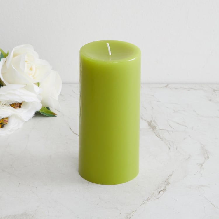 Colour Connect Jasmine Scented Pillar Candle