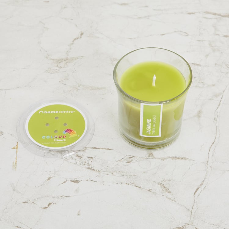 Colour Connect Jasmine Scented Taper Jar Candle