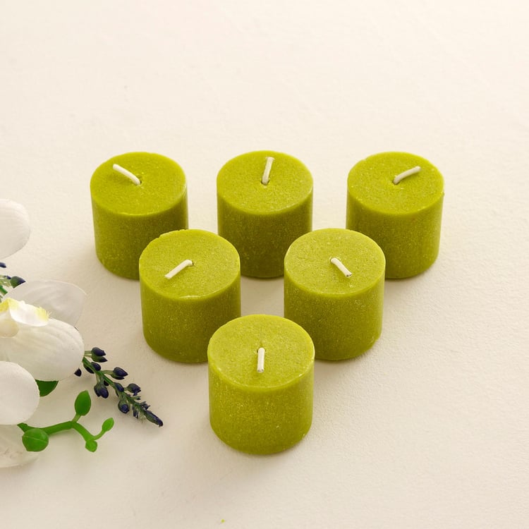 Colour Connect Set of 6 Jasmine Scented Votive Candles