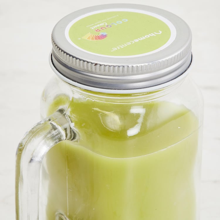 Colour Connect Jasmine Scented Mason Jar Candle