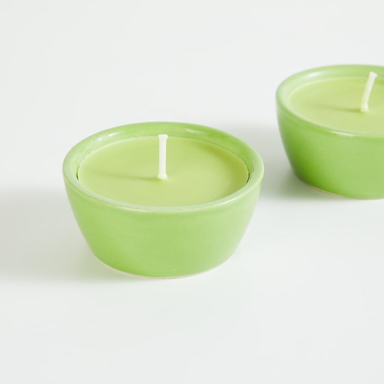 Colour Connect Set of 2 Jasmine Scented Diya Candles