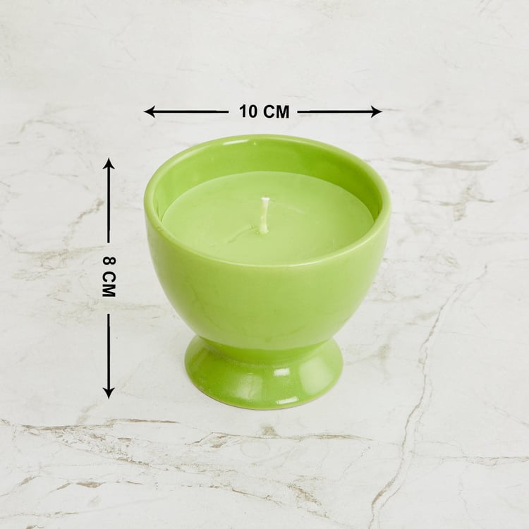 Colour Connect Jasmine Scented Ice Cream Jar Candle