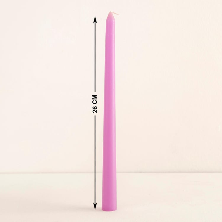 Colour Connect Set of 4 Lavender Scented Taper Candles