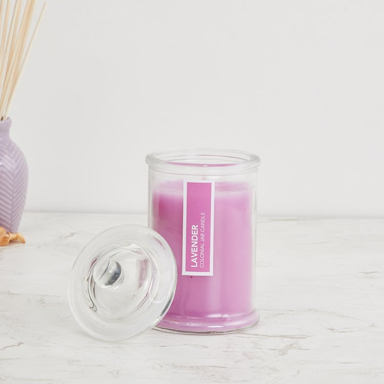 Colour Connect Lavender Scented Jar Candle