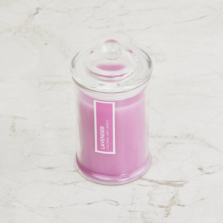 Colour Connect Lavender Scented Jar Candle