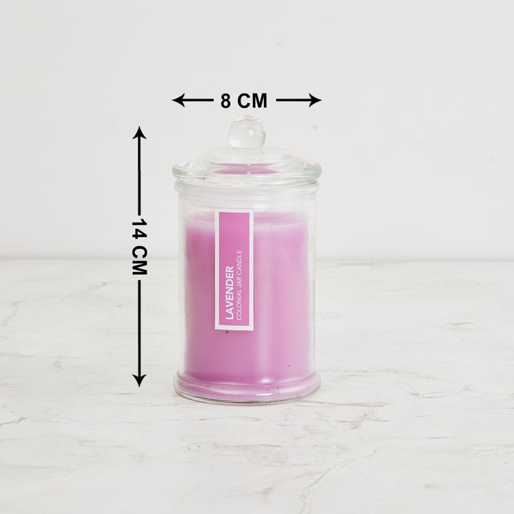 Colour Connect Lavender Scented Jar Candle